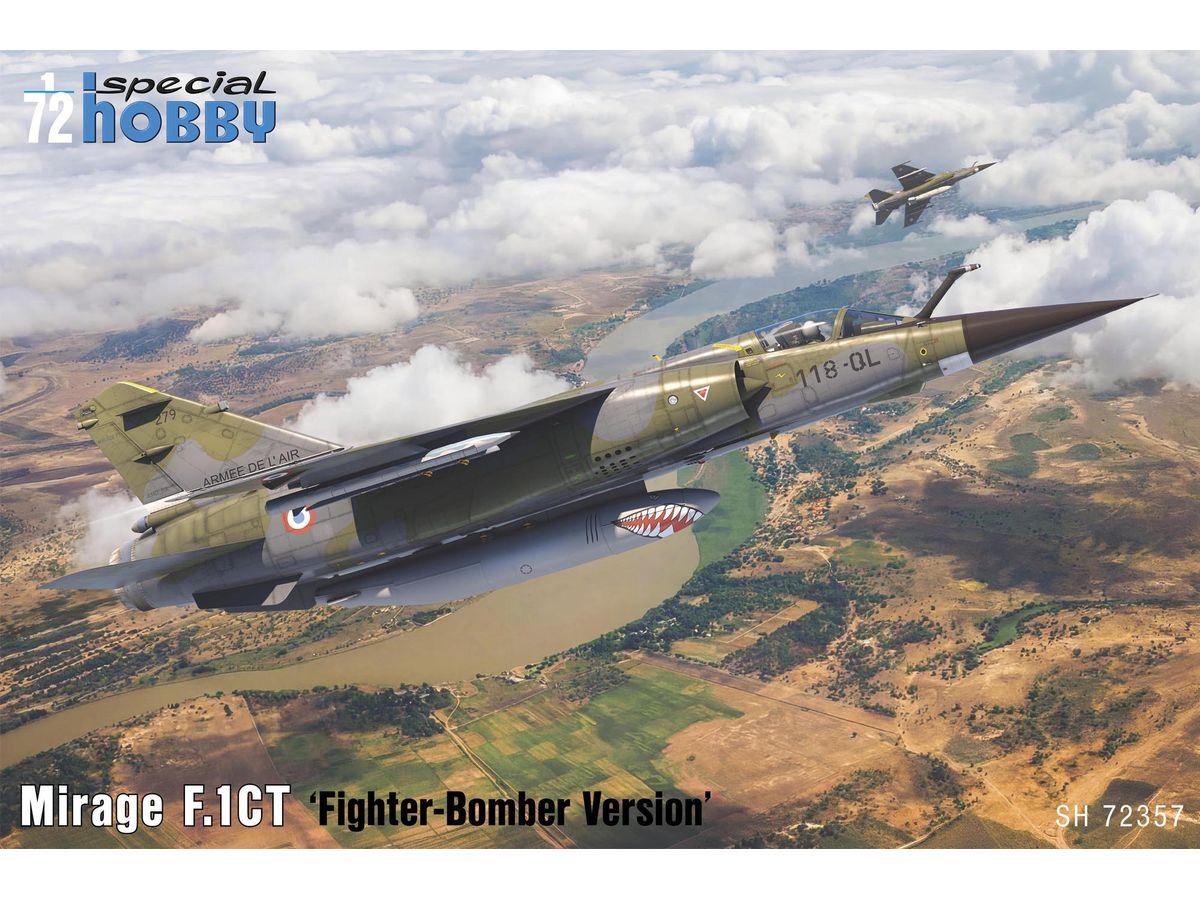 SPHSH72357スペシャルホビー1/72ミラージュ F.1CT 戦闘爆撃機