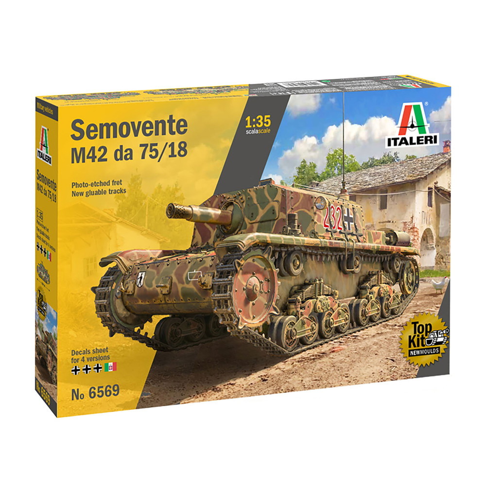 IT6569 イタレリ 1/35 WW.II イタリア軍 セモベンテ M42 da 75/18
