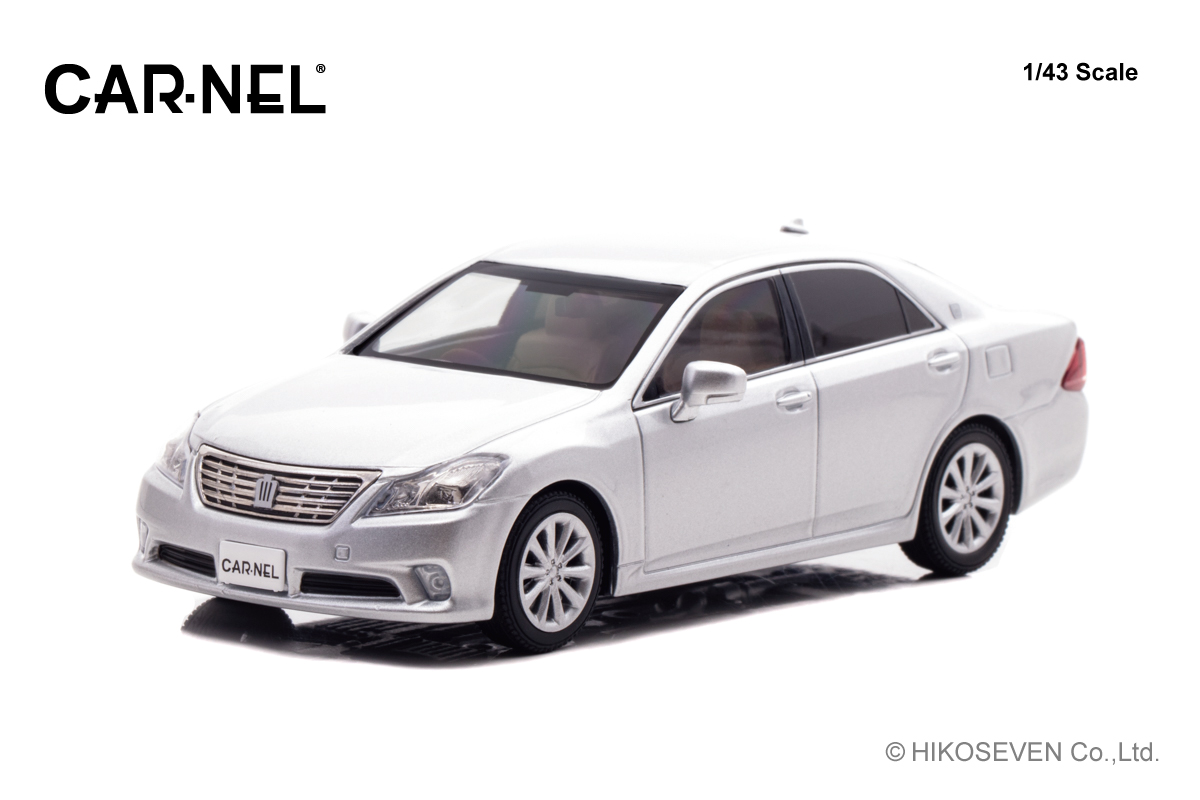 CN431009 CARNEL 1/43 トヨタ クラウン ロイヤルサルーン G (GRS202) 2010 Silver Metallic
