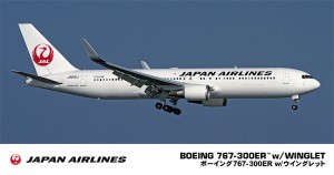 10812 1/200 日本航空 ボーイング767-300ER w/ウイングレット