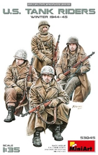 MA53045 ミニアート 1/35 米国 戦車跨乗兵(1944年冬~1945年)