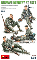 MA35266 ミニアート 1/35 ドイツ歩兵4体入(休息中)