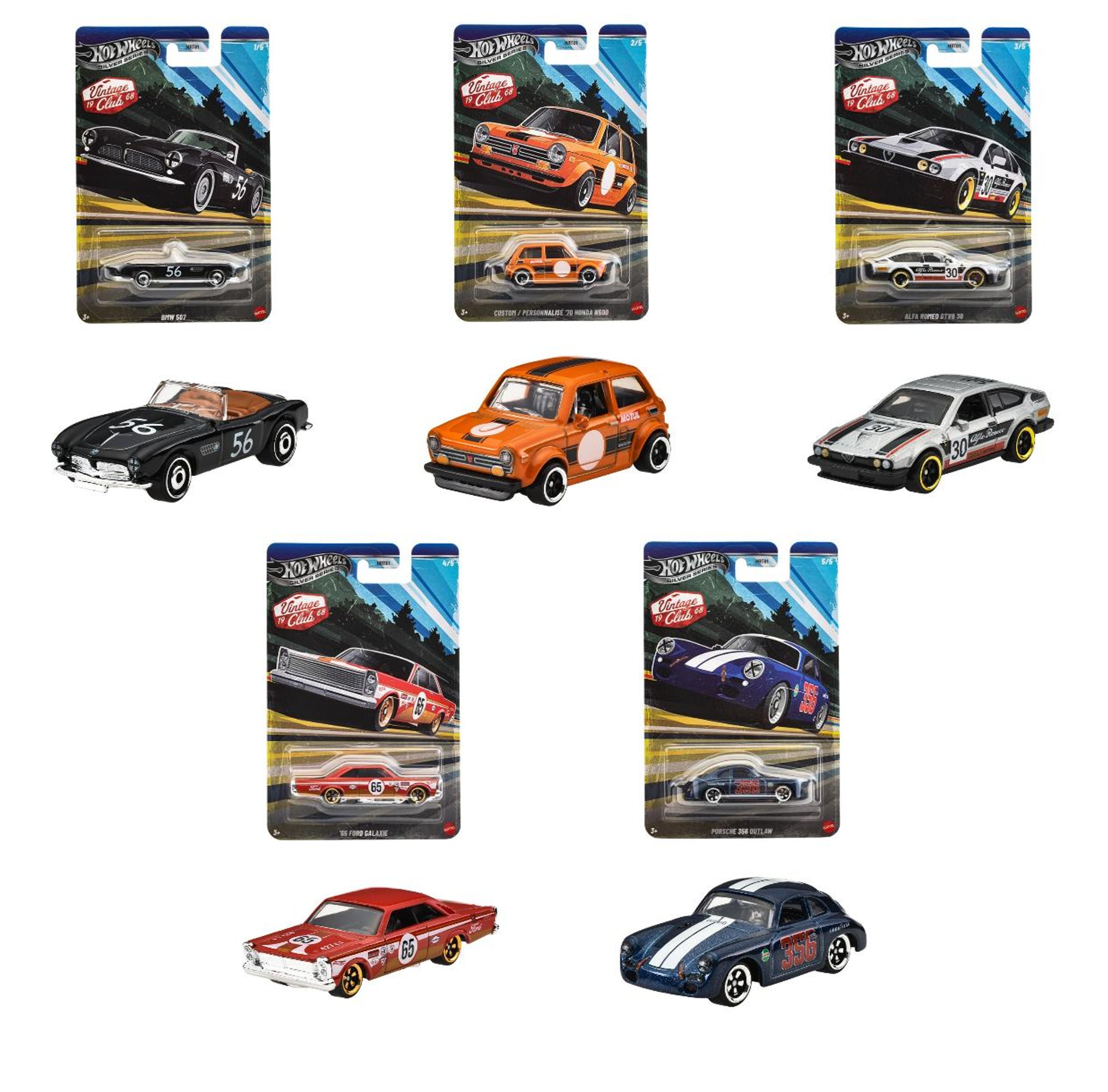 HRT81-986J ホットウィール ヴィンテージ アソート - ヴィンテージ グランプリ (入数:10) 2026年06月発売