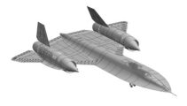 03751 ドイツレベル 1/48 ロッキード SR-71B ブラックバード