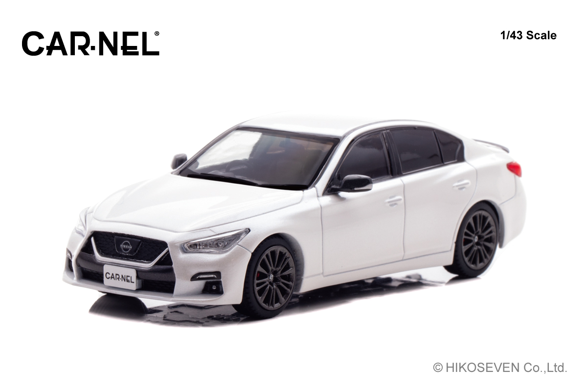 CN432602 CARNEL 1/43 日産 スカイライン 400R Limited (V37) 2026 Brilliant White Pearl