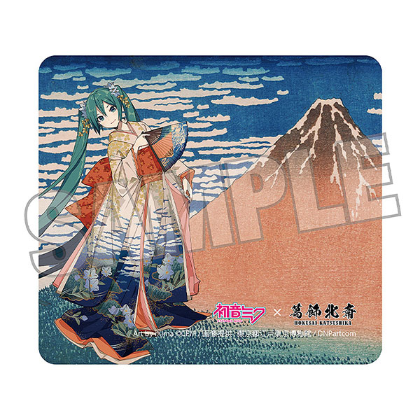 初音ミク×葛飾北斎 iXima マウスパッド 凱風快晴