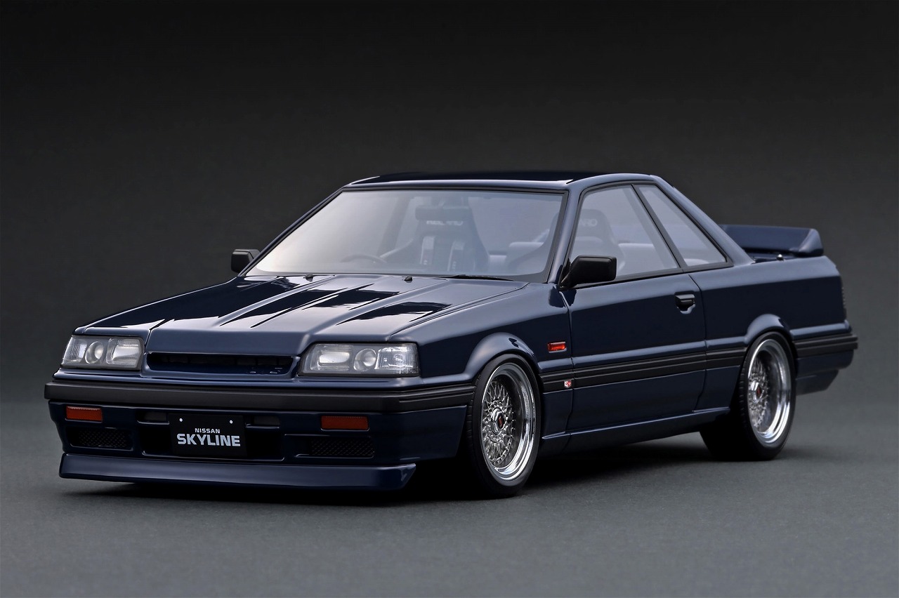 IG4008 IGモデル 1/18 Nissan Skyline GTS-R (R31) Blue Black