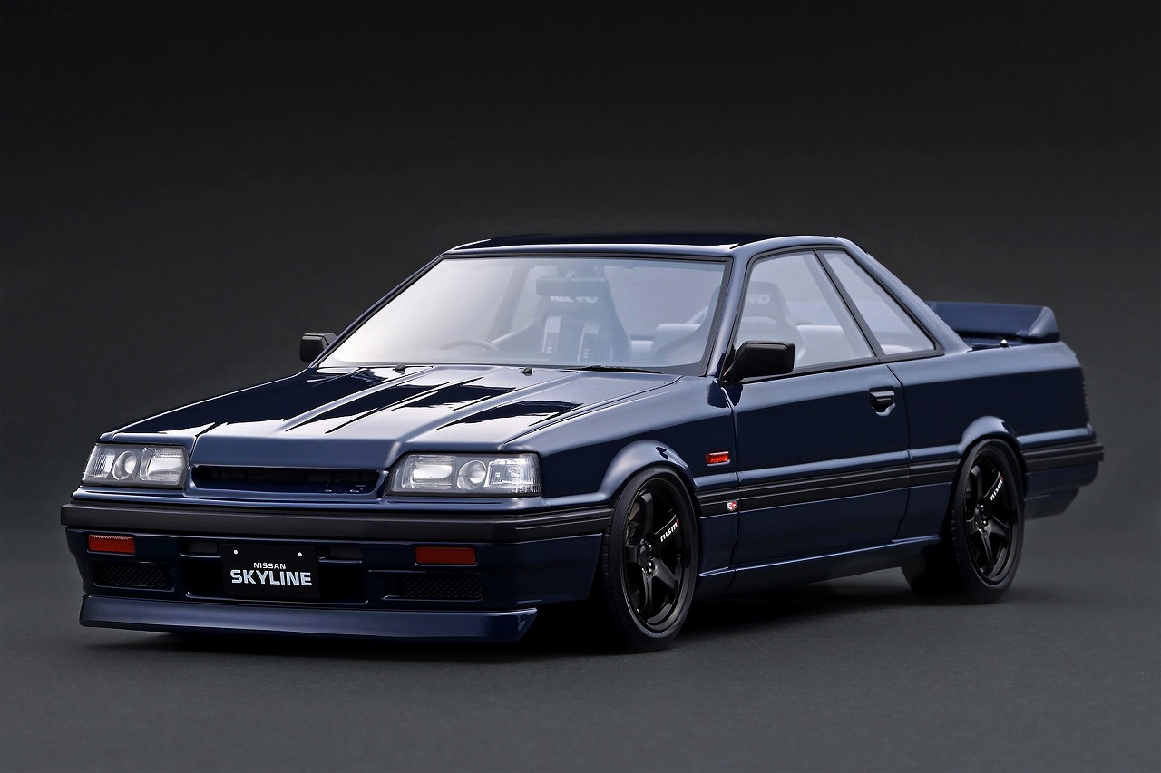 IG4009 IGモデル 1/18 Nissan Skyline GTS-R (R31) Blue Black