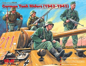 35634 ICM 1/35 ドイツ 戦車搭乗兵(1942-1945)