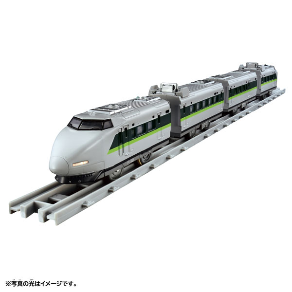 プラレール リアルクラス 100系山陽新幹線フレッシュグリーン(ライト付仕様)