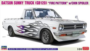 20829 1/24 ダットサン サニートラック (GB120) 'ファイアパターン' w/チンスポイラー