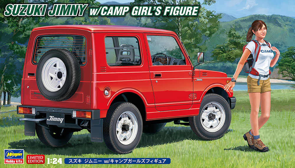 SP501 1/24 スズキ ジムニーw/キャンプガールズフィギュア