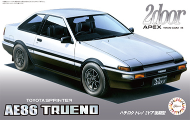 ID-57 1/24 ハチロク トレノ 2ドア APEX 後期型 '85