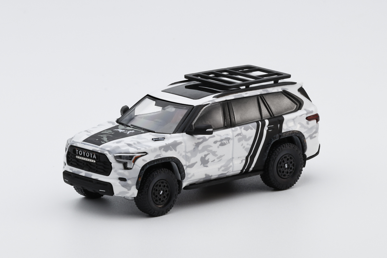KS068-570 GCD 1/64 トヨタ セコイア TRD PRO - (LHD) - ホワイトカモフラージュ