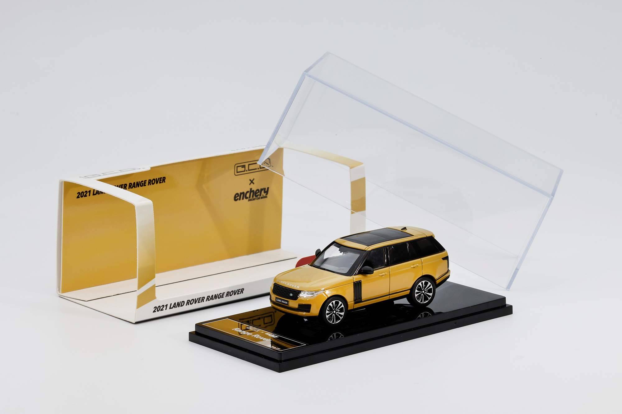 GE-001-2 GCD x enchery 1/64 Land Rover Range Rover(Yellow)-LHD- イエロー
