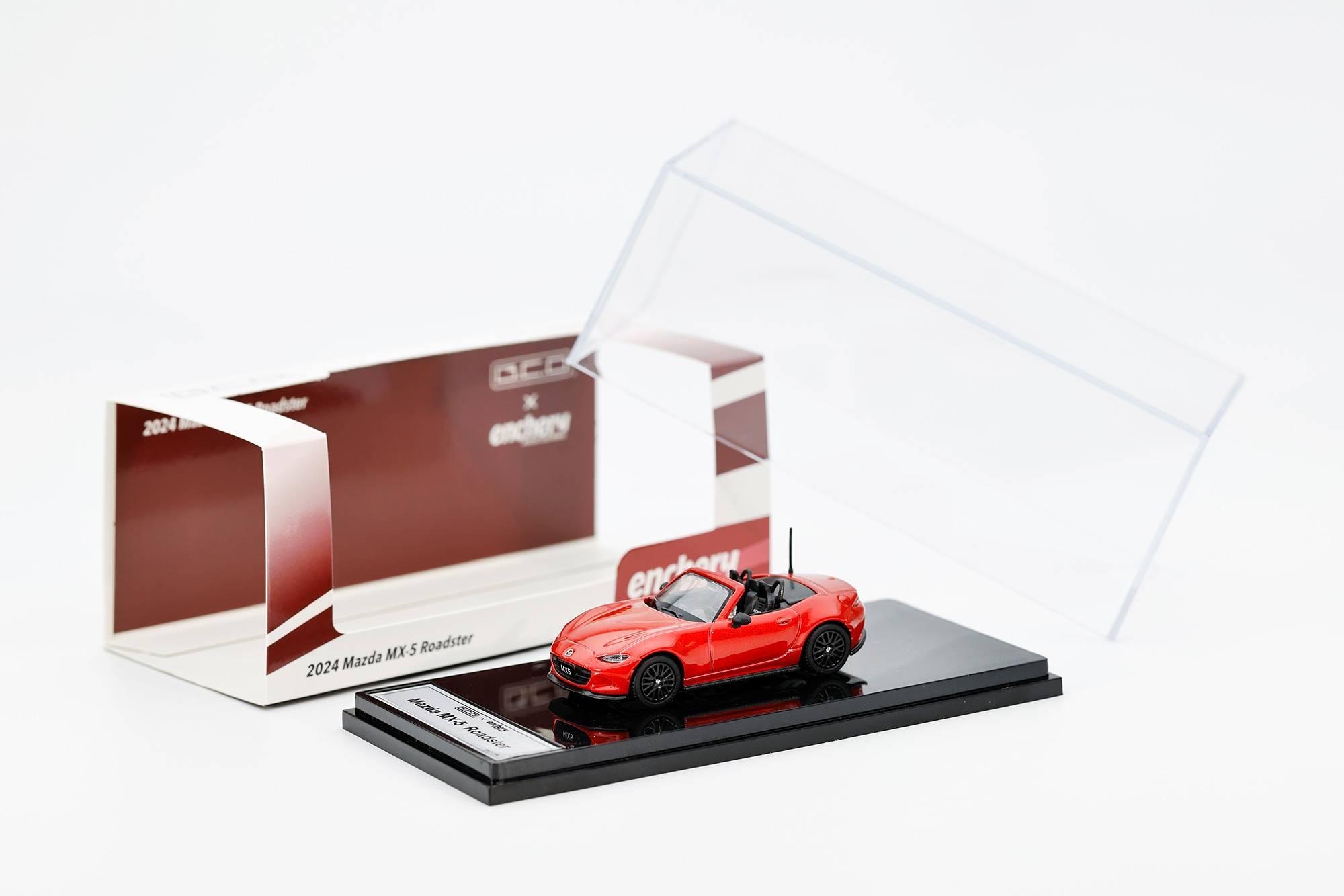 GE-006-36 GCD x enchery 1/64 Mazda MX-5 Roadster(Red)-LHD- レッド