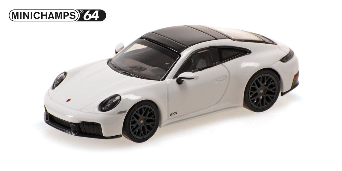 640064125 MINICHAMPS 1/64 ポルシェ 911 (992.2) カレラ GTS 2025 ホワイト