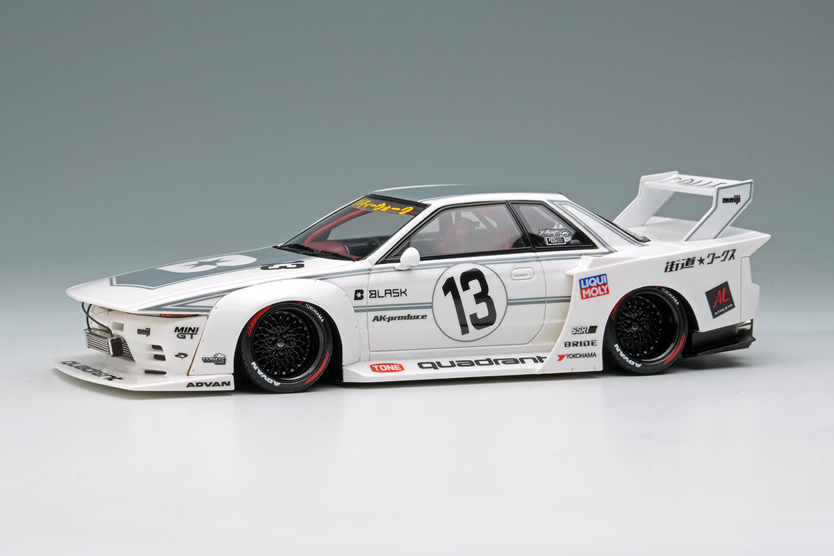 LB030 EIDOLON 1/43 LB-KAIDO WORKS NISSAN SKYLINE(R32) 東京オートサロン2025 ホワイト/グレーストライプ