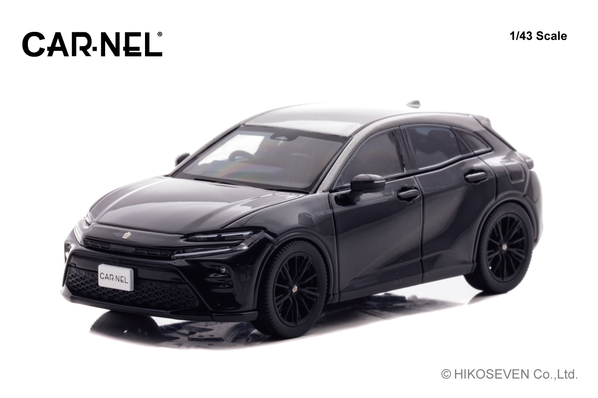 CN432502 CARNEL 1/43 トヨタ クラウン スポーツ RS 'THE 70th' (AZSH37) 2025 Black / Precious Metal