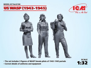 32108 ICM 1/32 US 女性パイロット WASP (1943-1945)