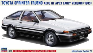 HC71 1/24 トヨタ スプリンター トレノ AE86 GT APEX 前期型 (1983)