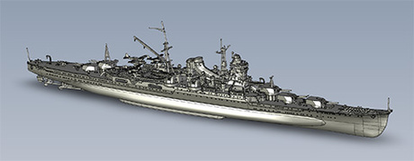 FH-50 1/700 帝国海軍シリーズ №50 日本海軍重巡洋艦 最上(昭和17年)