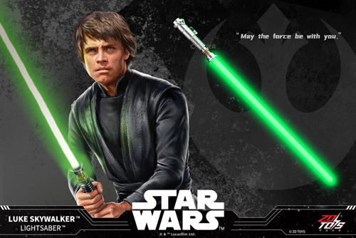 ZD TOYS 「スター・ウォーズ」ライトセーバー ②ルーク・スカイウォーカー (緑)