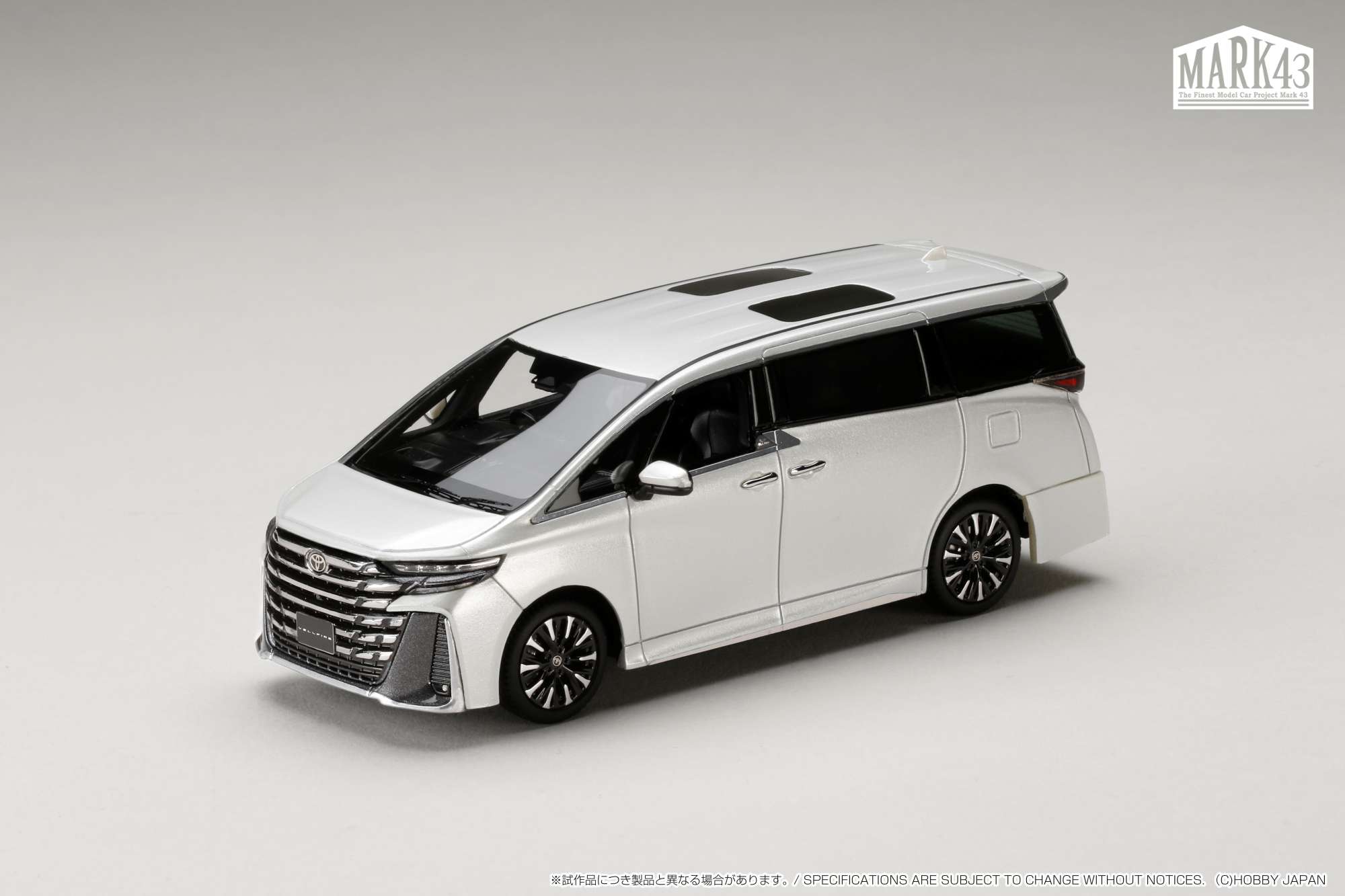 PM43155AW MARK43 1/43 トヨタ VELLFIRE EXECUTIVE LOUNGE プラチナホワイトパールマイカ