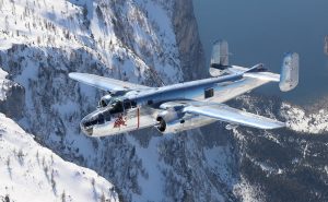 05643 ドイツレベル 1/48 B-25J ミッチェル ザ・フライングブルズ25周年記念ギフトセット