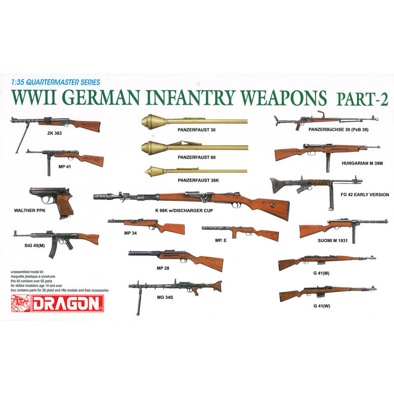 DR3816 ドラゴン 1/35 WW.2 ドイツ軍 歩兵用 ウエポン 銃器 セット2