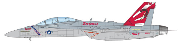 TPA-23 プラッツ/イタレリ 1/48 アメリカ海軍 電子戦機 EA-18G グラウラー 三沢 2021 CAGバード VAQ-132 スコーピオンズ