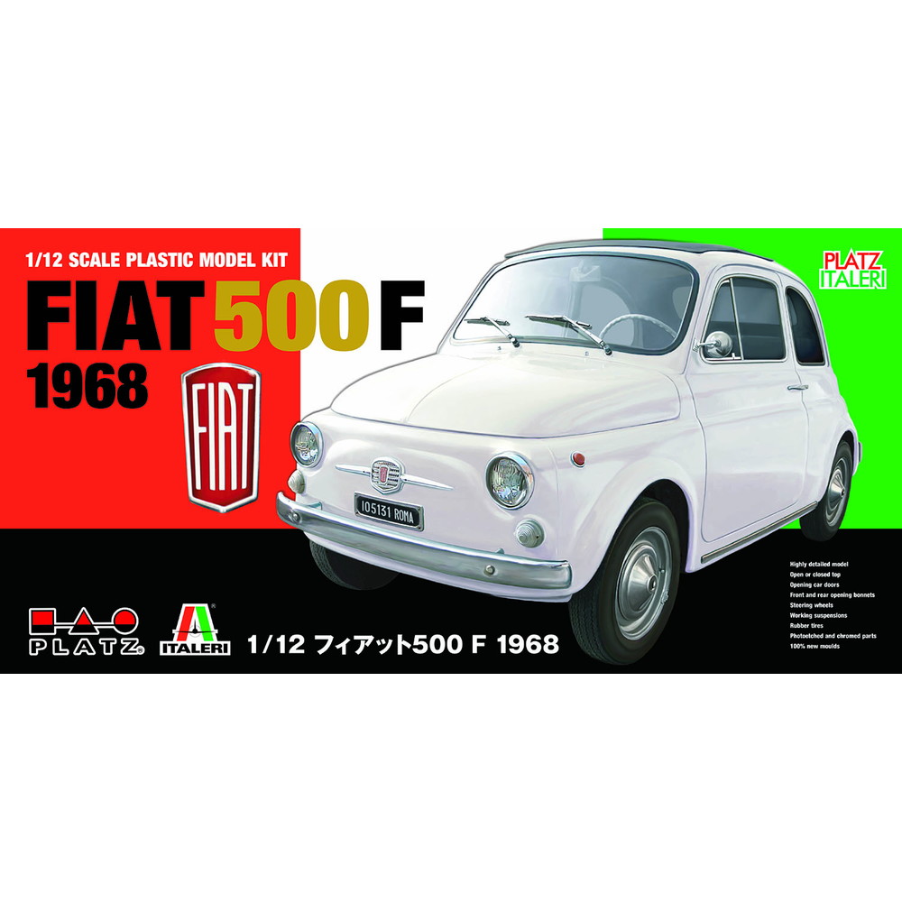 PIT005 プラッツ 1/12 フィアット500F 1968
