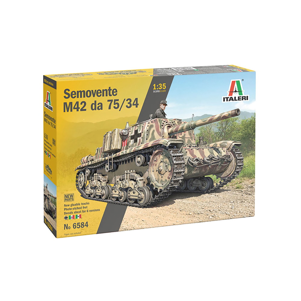 IT6584 イタレリ 1/35 WW.II イタリア軍 自走砲 セモベンテ M42 da 75/34