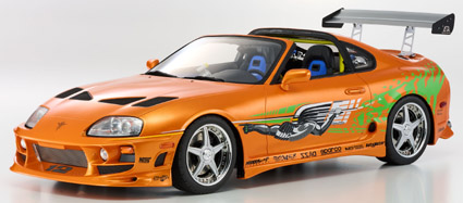 KSR12009A KYOSHOオリジナル 1/12 トヨタ スープラ ターボ 1994 'Fast & Furious' (オレンジパール)