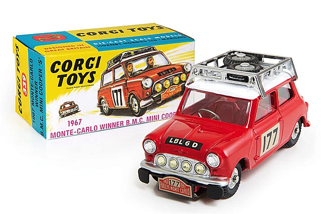 CG54321002 CORGI 1/42 #339 モンテカルロ優勝 1967 BMC ミニ クーパー S