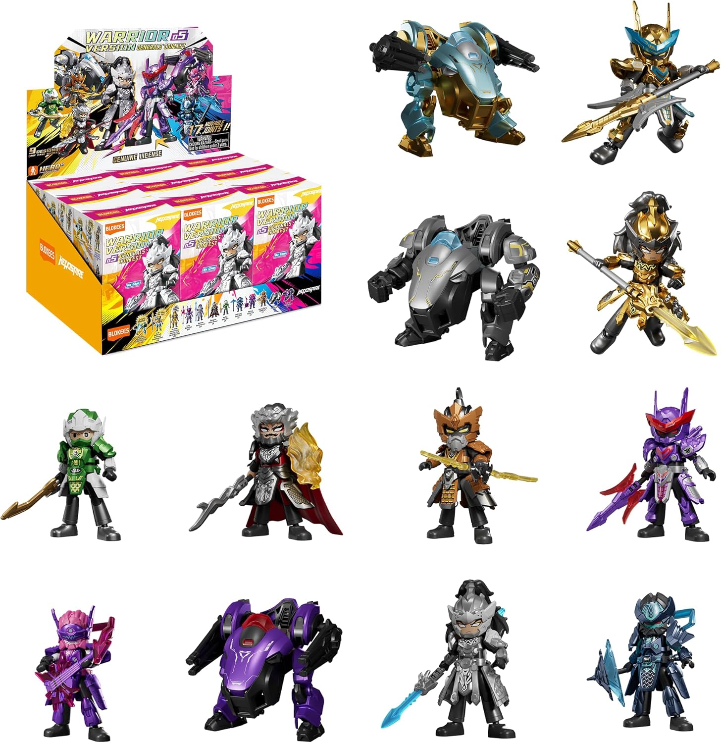 85036 Blokees Herospire (Blind box) 85036 - Warrior Version(WV) 05 - Generals' Contest (9個入)