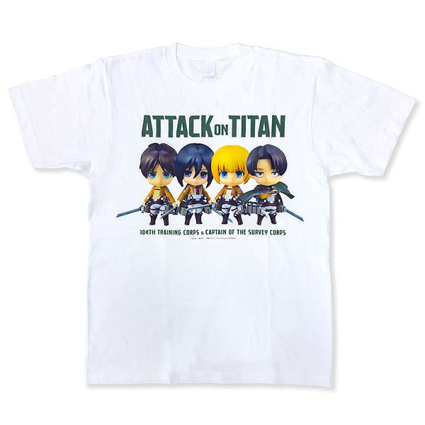 進撃の巨人 ねんどろいどぷらす Tシャツ