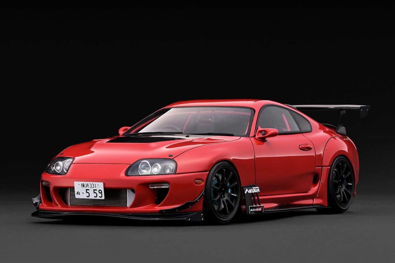 IG3885 IGモデル 1/18 Toyota Supra RZ (JZA80) ORIDO-STREET Ver.Red