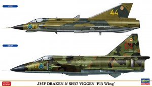 02281 1/72 J35F ドラケン&SH37ビゲン「F13航空団」