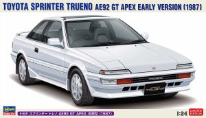 20834 1/24 トヨタ スプリンター トレノ AE92 GT APEX 前期型 (1987)