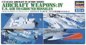 X72-4 1/72 エアクラフト ウェポン IV アメリカ空対地ミサイルセット