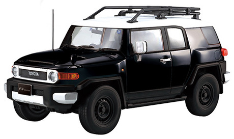 1/24 車NEXTシリーズ №25 EX-2 トヨタFJクルーザー(ツートーンブラック/2011)