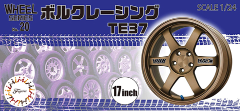 W-20 1/24 ボルクレーシング TE37 17インチ
