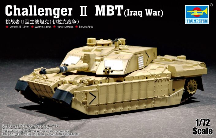T07215 トランぺッター  1/72 イギリス陸軍 チャレンジャーII イラク戦争
