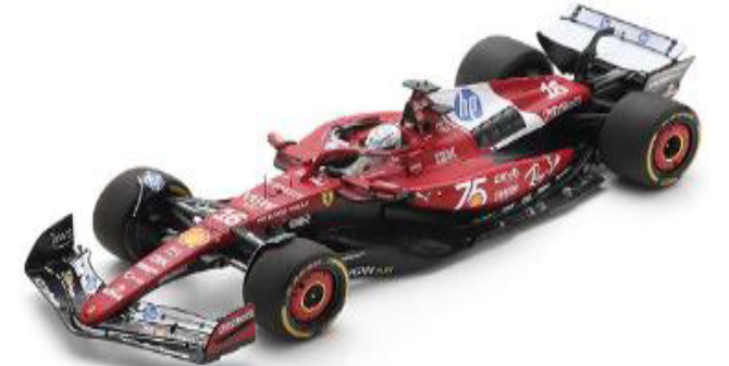 LS18F1075 Looksmart 1/18 Ferrari SF-25 Monaco GP 2025 - Charles Leclerc - 2nd Place