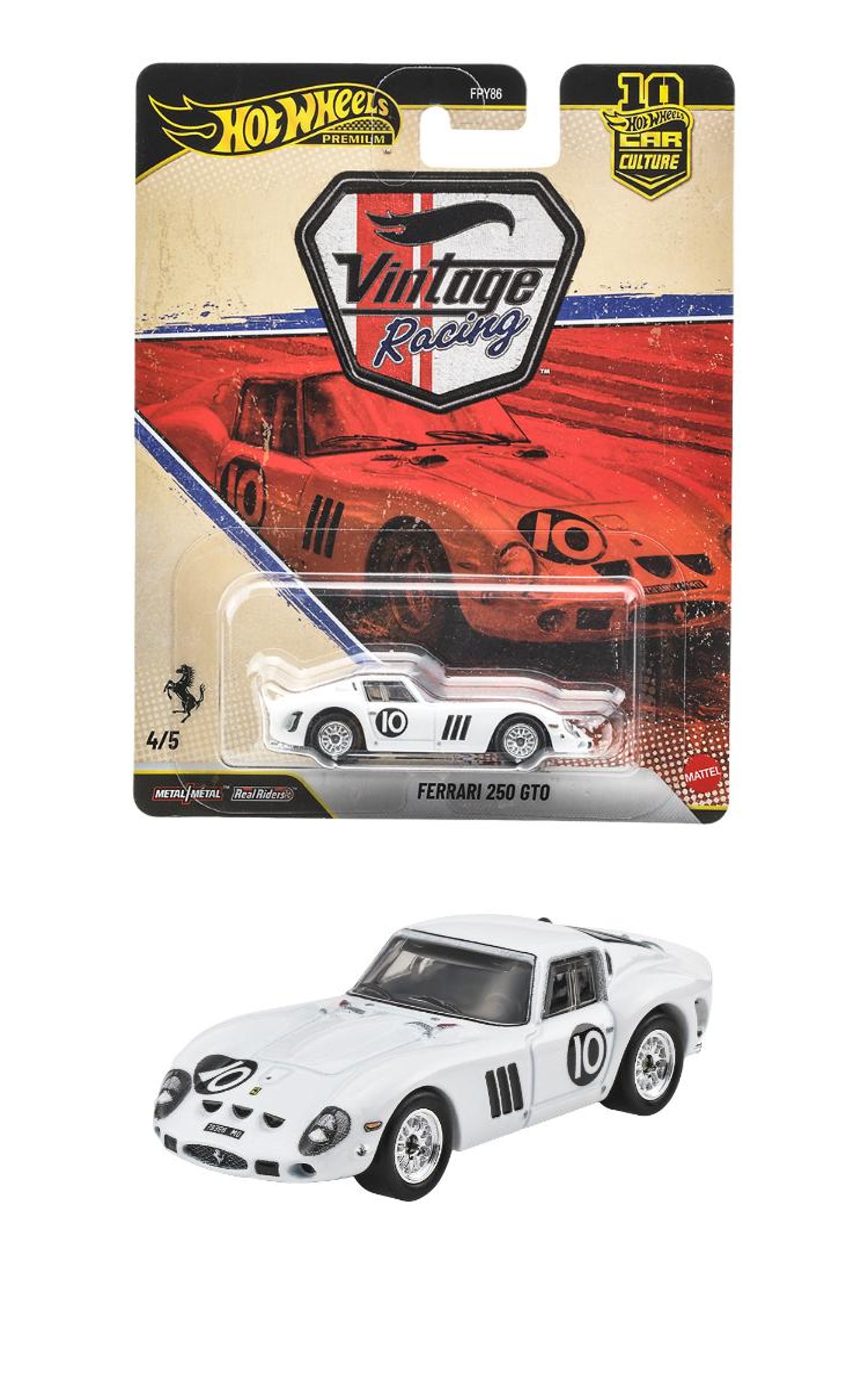 JKF25-9866 ホットウィール カーカルチャー ヴィンテージレーシング フェラーリ 250 GTO