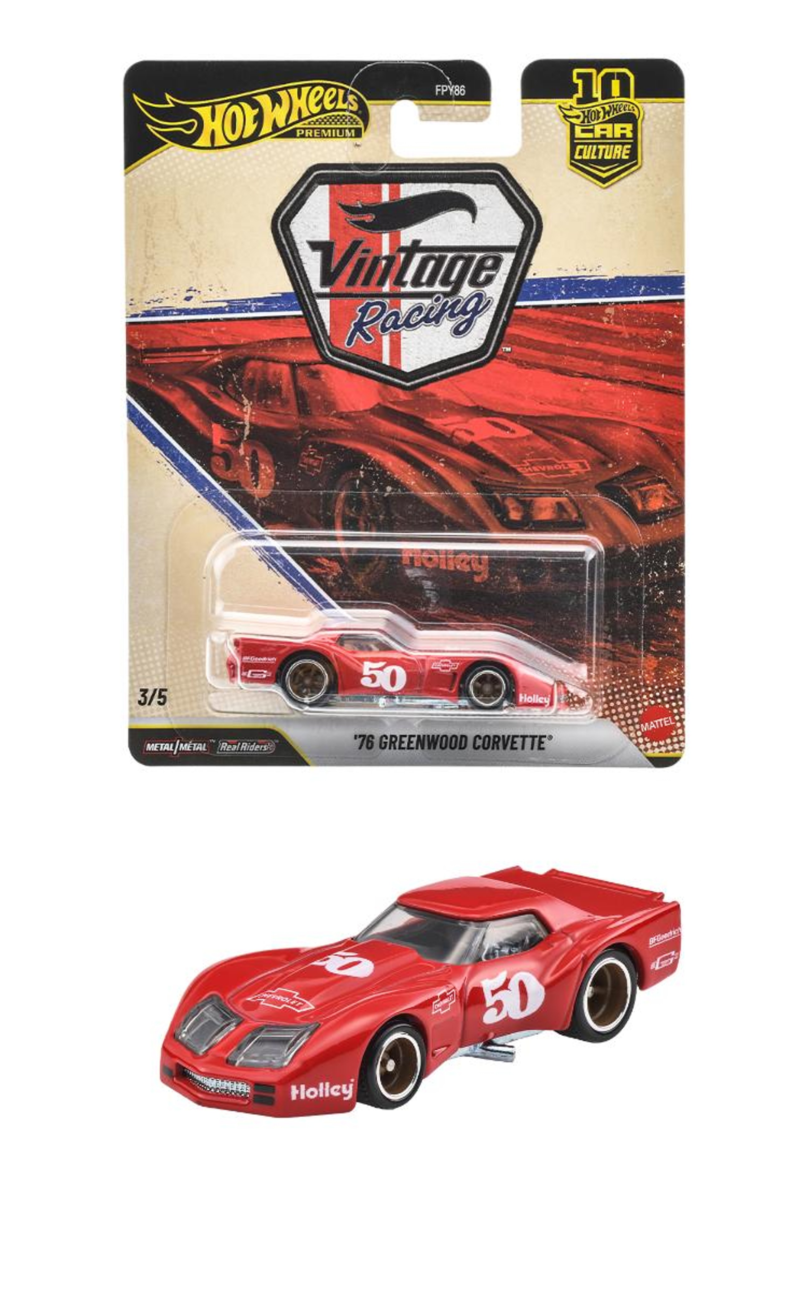 JKF24-9866 ホットウィール カーカルチャー ヴィンテージレーシング '76 グリーンウッド コルベット