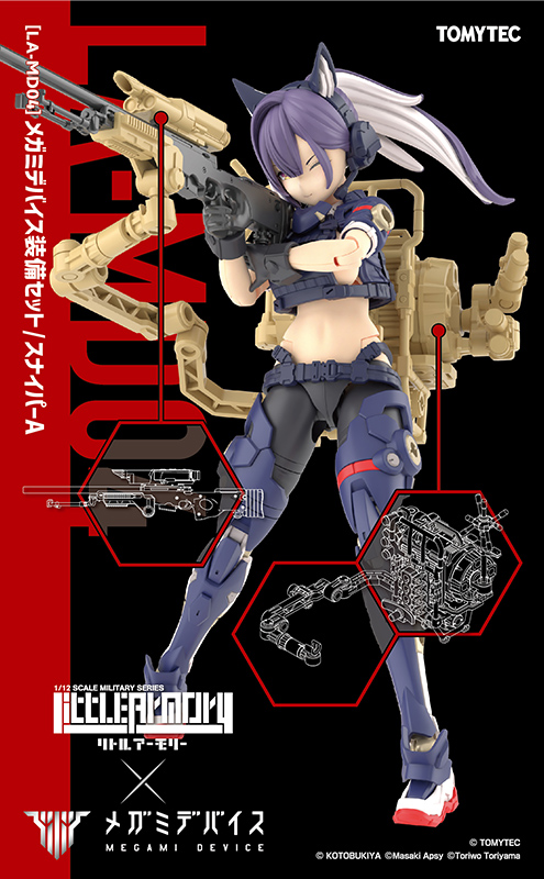 LA-MD04 リトルアーモリー 1/12 メガミデバイス装備セット スナイパーA
