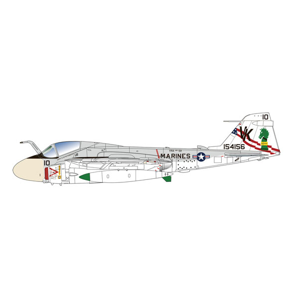 AE144-19 プラッツ 1/144 アメリカ軍 艦上攻撃機 A-6イントルーダー アメリカ建国200年記念塗装機 2機セット  海兵隊VMA-121 グリ