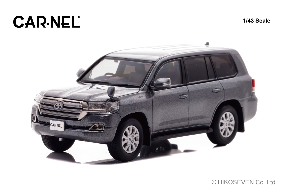 CN431507 CARNEL 1/43 トヨタ ランドクルーザー 200 AX G selection (URJ202) 2015 Gray Metallic